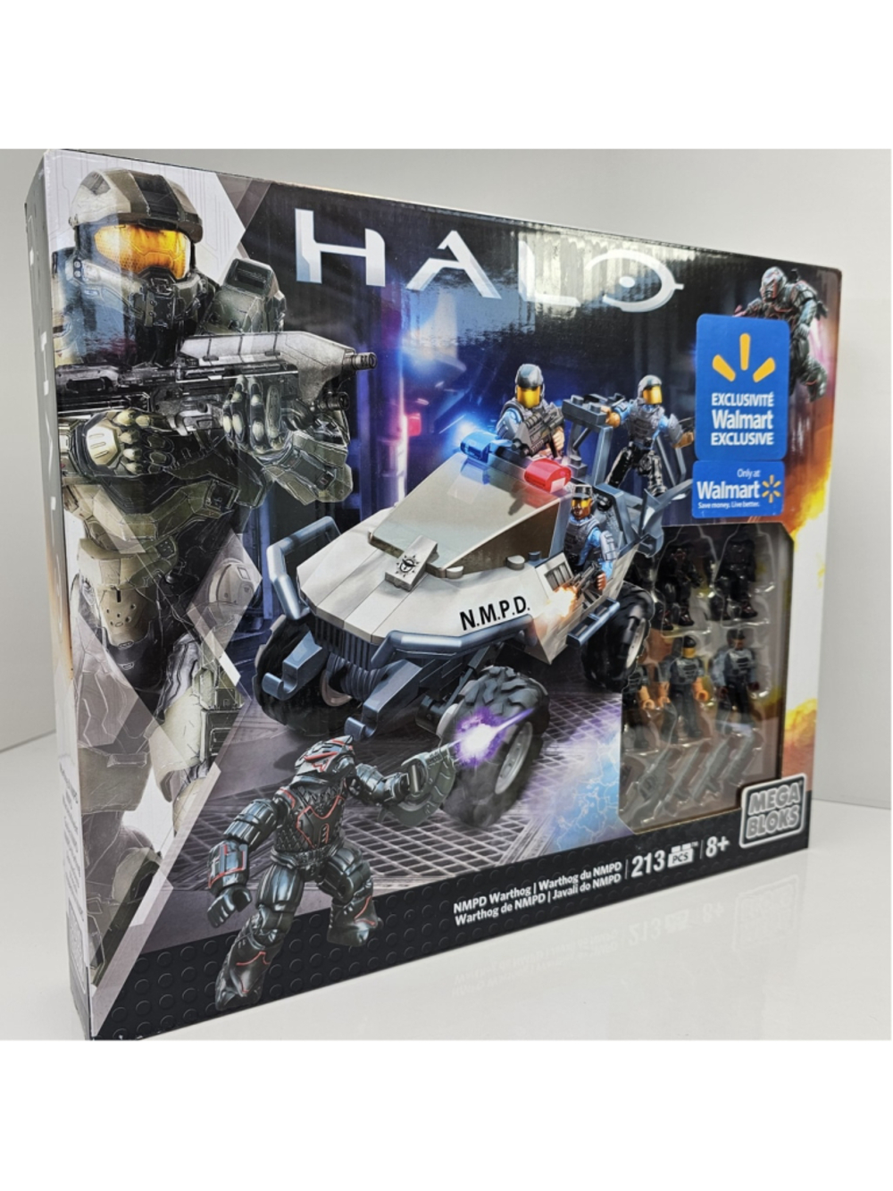 SEALED Mega Bloks CNH06 Halo NMPD Warthog Set. Walmart Exclusive CNH06 **GRAIL**